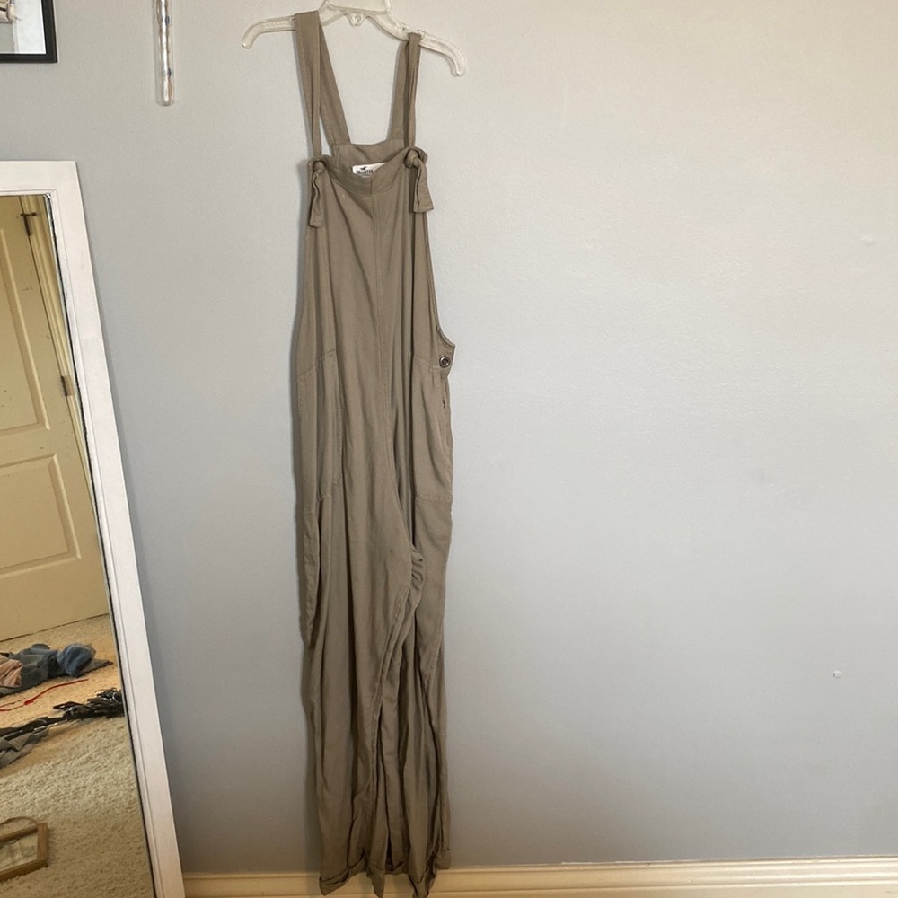 Hollister green jumpsuit